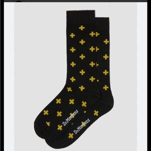 Dr. Martens Black and Yellow Socks unisex nwt